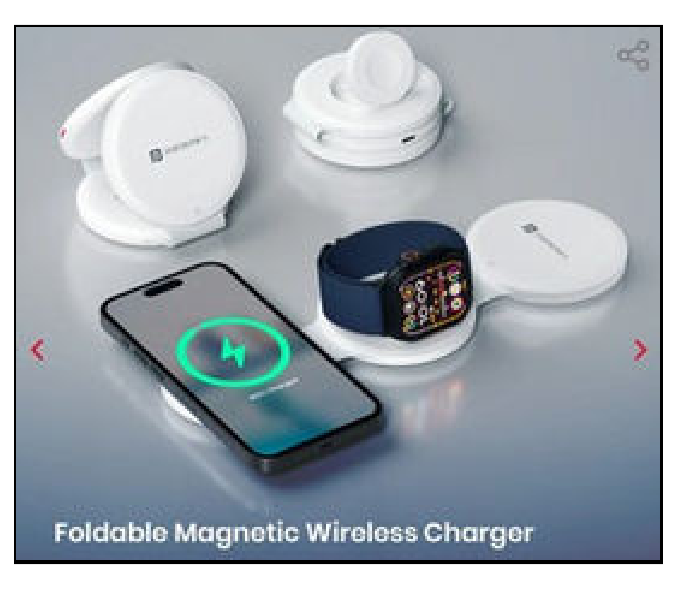 Portronics 3-in-1 Charger — add-on product